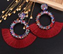 Pendientes colgantes con borlas para mujer G580 1