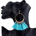 Pendientes colgantes con borlas para mujer G829 6