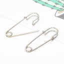 Pendientes colgantes con imperdibles 8