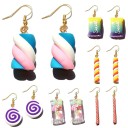 Pendientes colgantes de caramelo para mujer 1