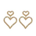 Pendientes colgantes de corazón para mujer 3