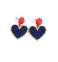 Pendientes colgantes de corazón para mujer G1353 7