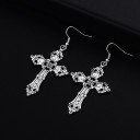 Pendientes colgantes de cruz para mujer G581 1