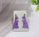 Pendientes colgantes de dinosaurio para mujer 7