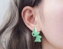 Pendientes colgantes de dinosaurio para mujer 2