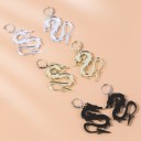 Pendientes colgantes de dragón para mujer 1