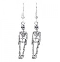 Pendientes colgantes de esqueleto para mujer 1