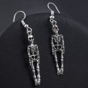 Pendientes colgantes de esqueleto para mujer 2