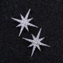 Pendientes colgantes de estrella para mujer C1091 1