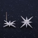 Pendientes colgantes de estrella para mujer C1091 3