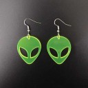 Pendientes colgantes de extraterrestre para mujer 5