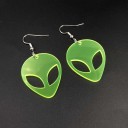 Pendientes colgantes de extraterrestre para mujer 2