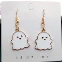Pendientes colgantes de fantasma para mujer 4