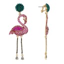Pendientes colgantes de flamenco para mujer 3
