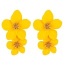 Pendientes colgantes de flores para mujer 6