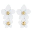 Pendientes colgantes de flores para mujer 9