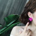 Pendientes colgantes de flores para mujer G1004 1