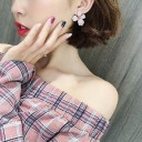 Pendientes colgantes de flores para mujer G1004 4
