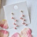 Pendientes colgantes de flores para mujer G1043 3