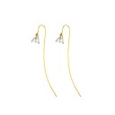 Pendientes colgantes de flores para mujer G1061 4