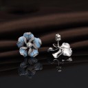 Pendientes colgantes de flores para mujer G1105 3