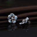 Pendientes colgantes de flores para mujer G1105 4
