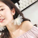 Pendientes colgantes de flores para mujer G1393 1