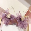 Pendientes colgantes de flores para mujer G1393 3