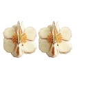 Pendientes colgantes de flores para mujer G1418 8