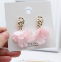 Pendientes colgantes de flores para mujer G484 18