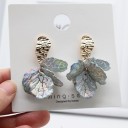 Pendientes colgantes de flores para mujer G484 21