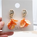 Pendientes colgantes de flores para mujer G484 23