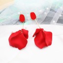Pendientes colgantes de flores para mujer G484 13