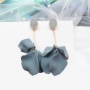 Pendientes colgantes de flores para mujer G484 14