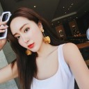 Pendientes colgantes de flores para mujer G484 3