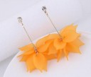 Pendientes colgantes de flores para mujer G743 5