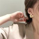 Pendientes colgantes de flores para mujer G877 2