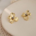 Pendientes colgantes de flores para mujer G877 3