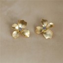 Pendientes colgantes de flores para mujer G877 5