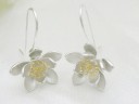 Pendientes colgantes de flores para mujer 6