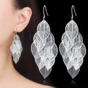 Pendientes colgantes de hojas para mujer 2