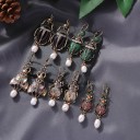Pendientes colgantes de insectos para mujer 1