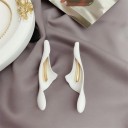 Pendientes colgantes de lirio para mujer 3