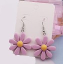 Pendientes colgantes de margaritas para mujer G985 7