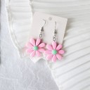 Pendientes colgantes de margaritas para mujer G985 5