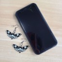 Pendientes colgantes de mariposa para mujer C1072 2