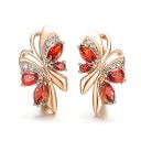Pendientes colgantes de mariposa para mujer C1102 4