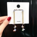 Pendientes colgantes de mariposa para mujer G1040 5