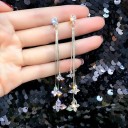 Pendientes colgantes de mariposa para mujer G1040 3