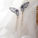 Pendientes colgantes de mariposa para mujer 4